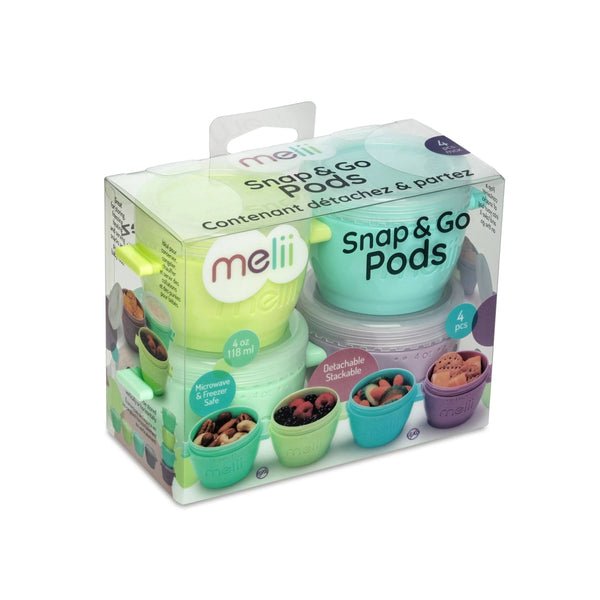 Snap & Go Pods - 4 contenedores de 118 ml