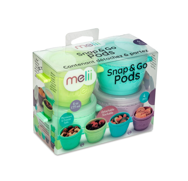 Snap & Go Pods - 4 contenedores de 177 ml