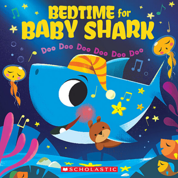 Libro Bedtime for Baby Shark / A la cama, Bebé Tiburón