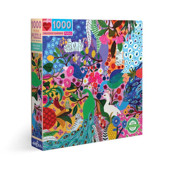 Puzzle 1000 piezas pavos reales