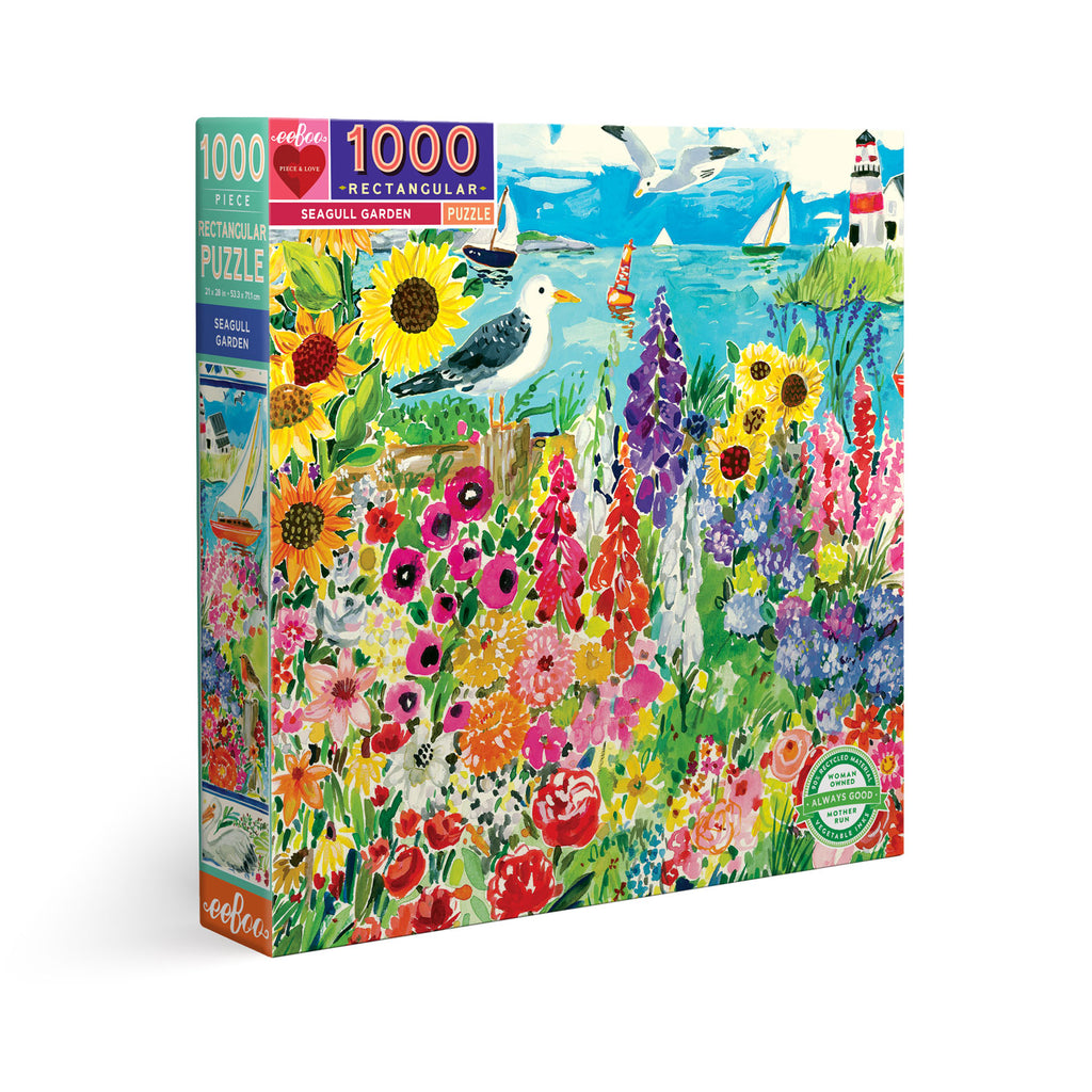 Puzzle 1000 piezas: Jardín de gaviotas
