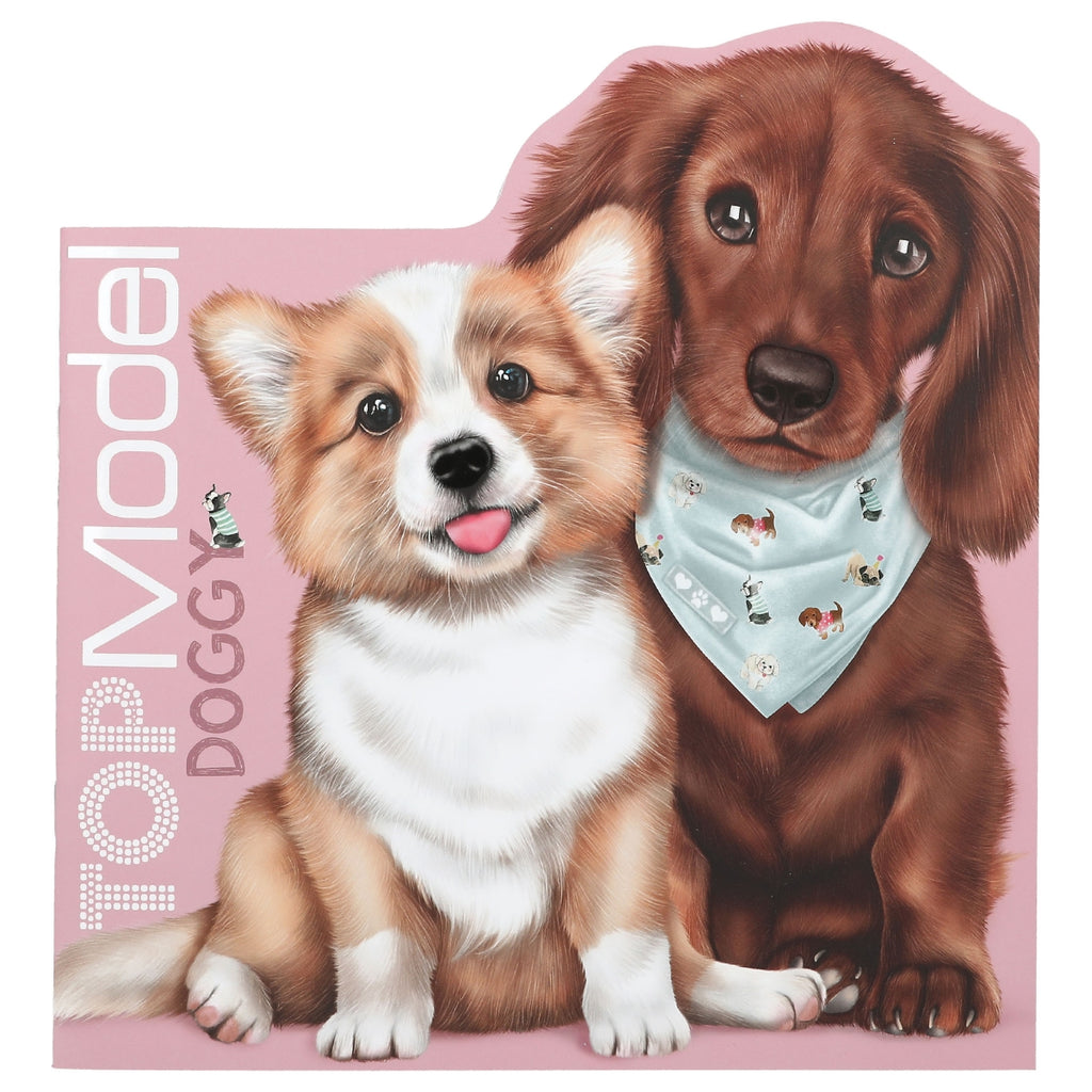 Doggy libro para colorear KITTY and DOGGY