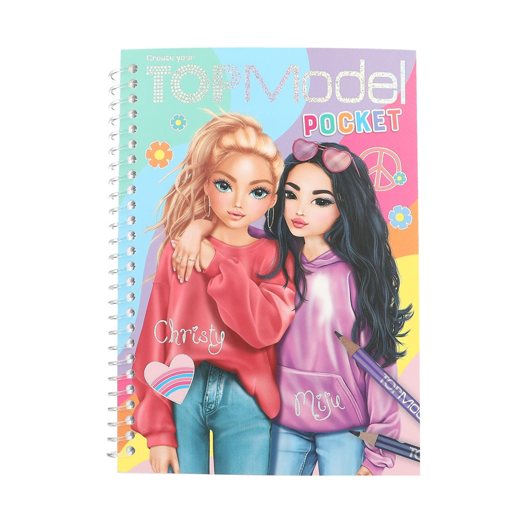 Cuaderno para colorear Pocket - Christy y Miju