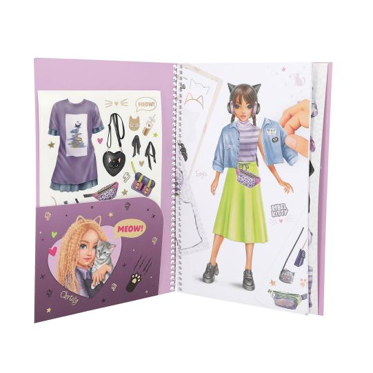 Cuaderno Dress Me Up grande REBEL KITTY