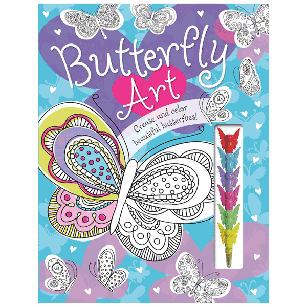 Libro para colorear Butterfly Art