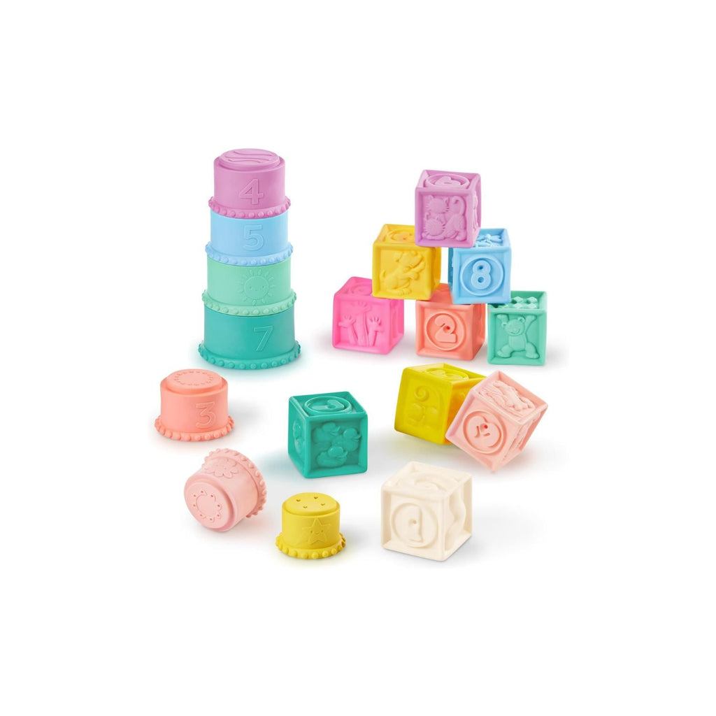 Set De Vasos Y Cubos Apilables - Stackin Squishies