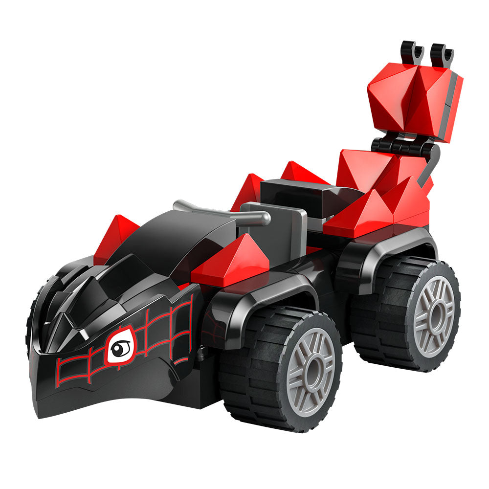 Spin y Electro: Duelo de Vehículos Dinosaurio