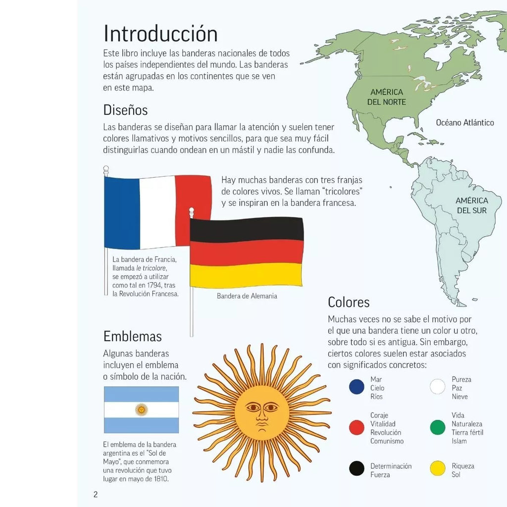 Banderas del mundo para colorear