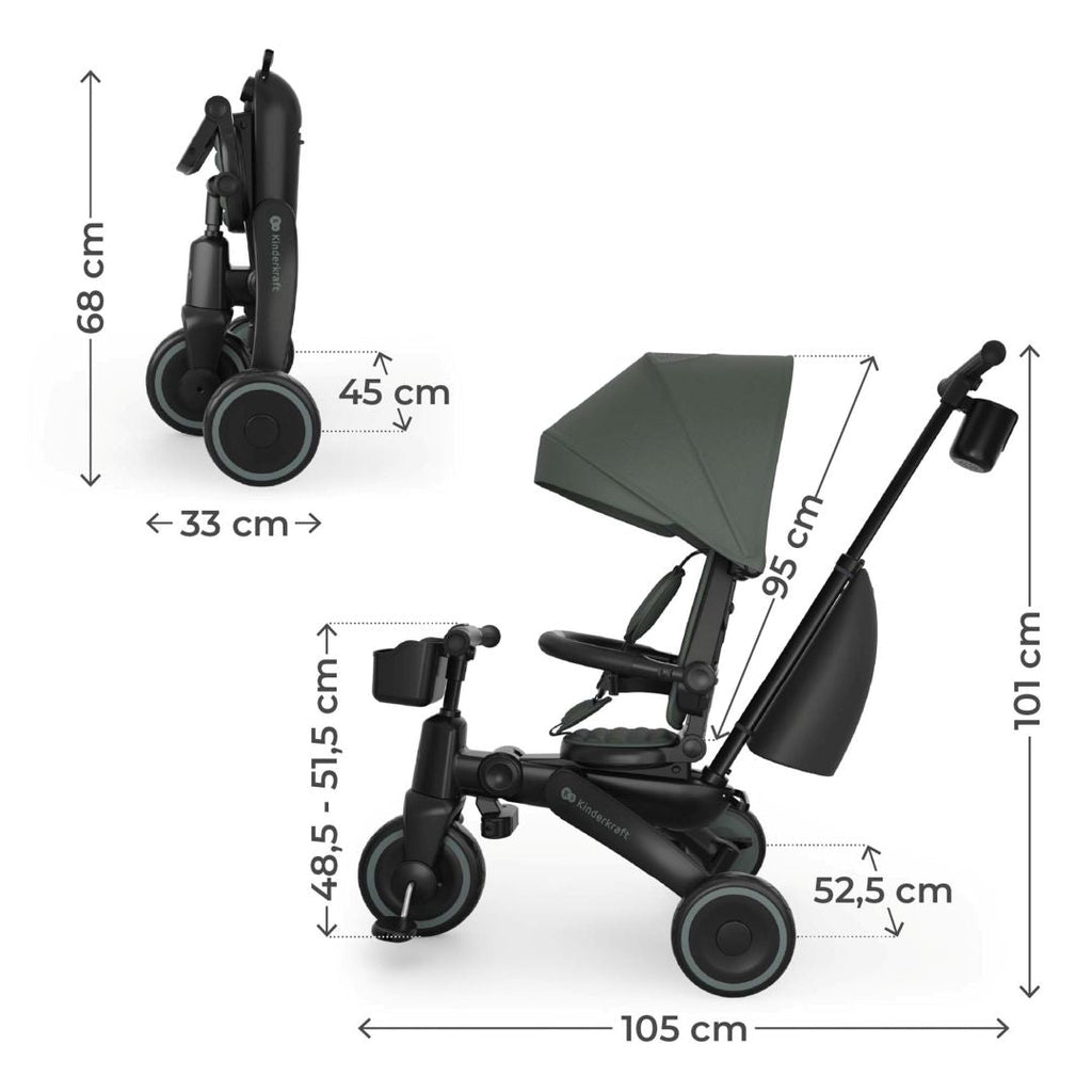 Triciclo evolutivo 6 en 1 Jazz 3