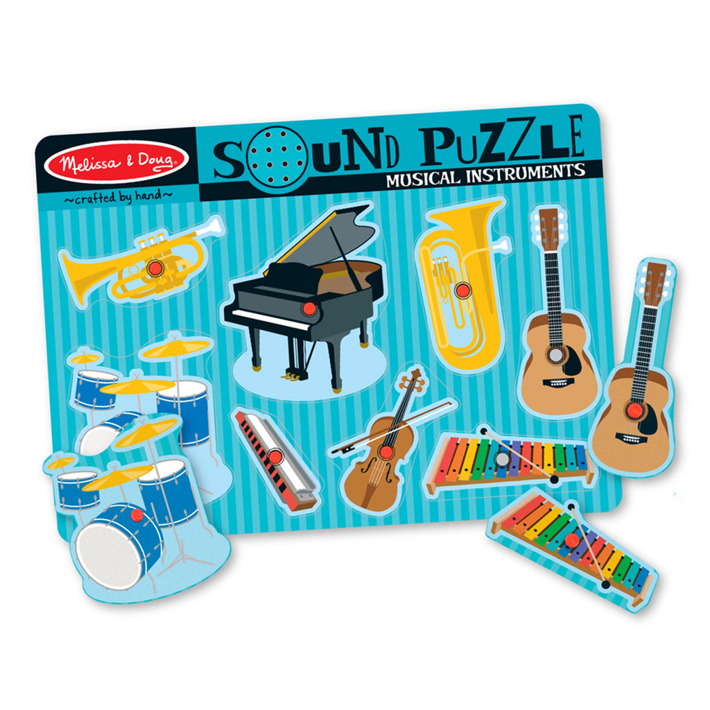 Puzzle con sonido - Instrumentos musicales