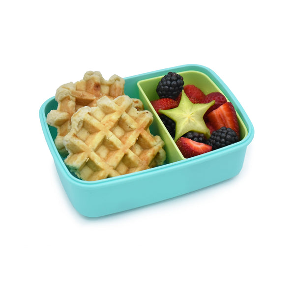 Lonchera Bento Box con compartimientos 880 ml azul