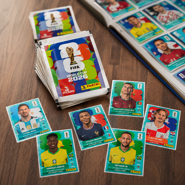 Pack 10 Sobres Láminas Panini Mundial 2026