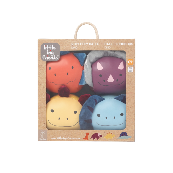 Set de 4 Dooballs Dinosaurios