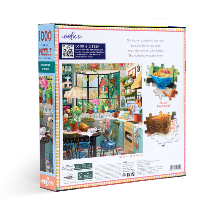 Puzzle 1000 piezas: Springtime Kitchen