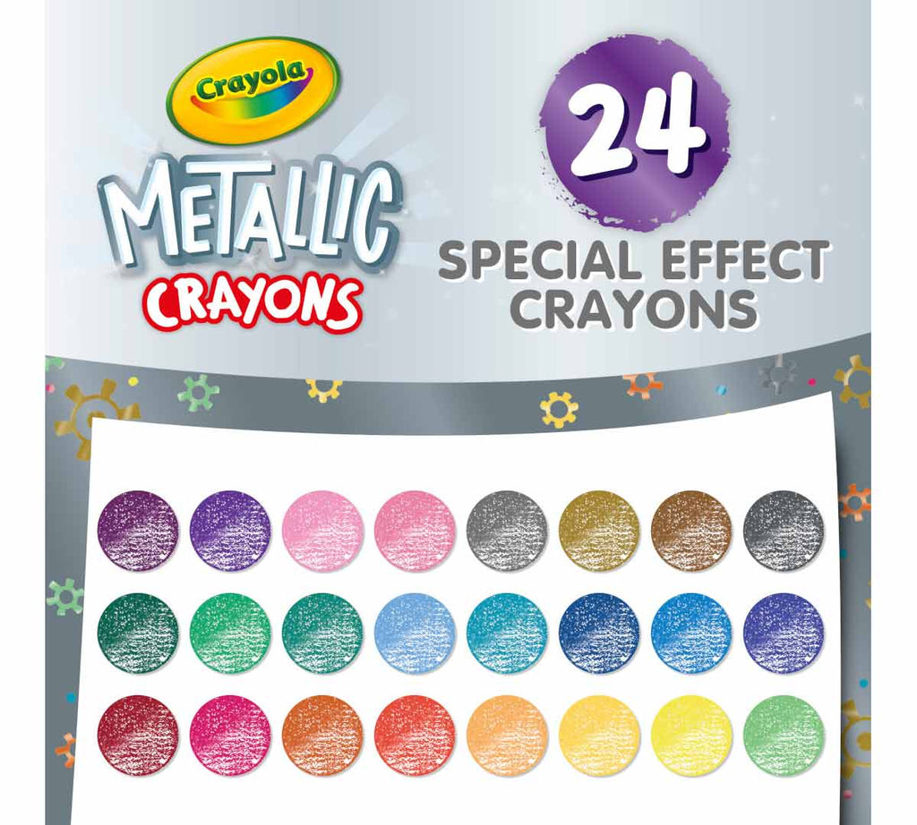 Crayones Crayola Metálicos (24)