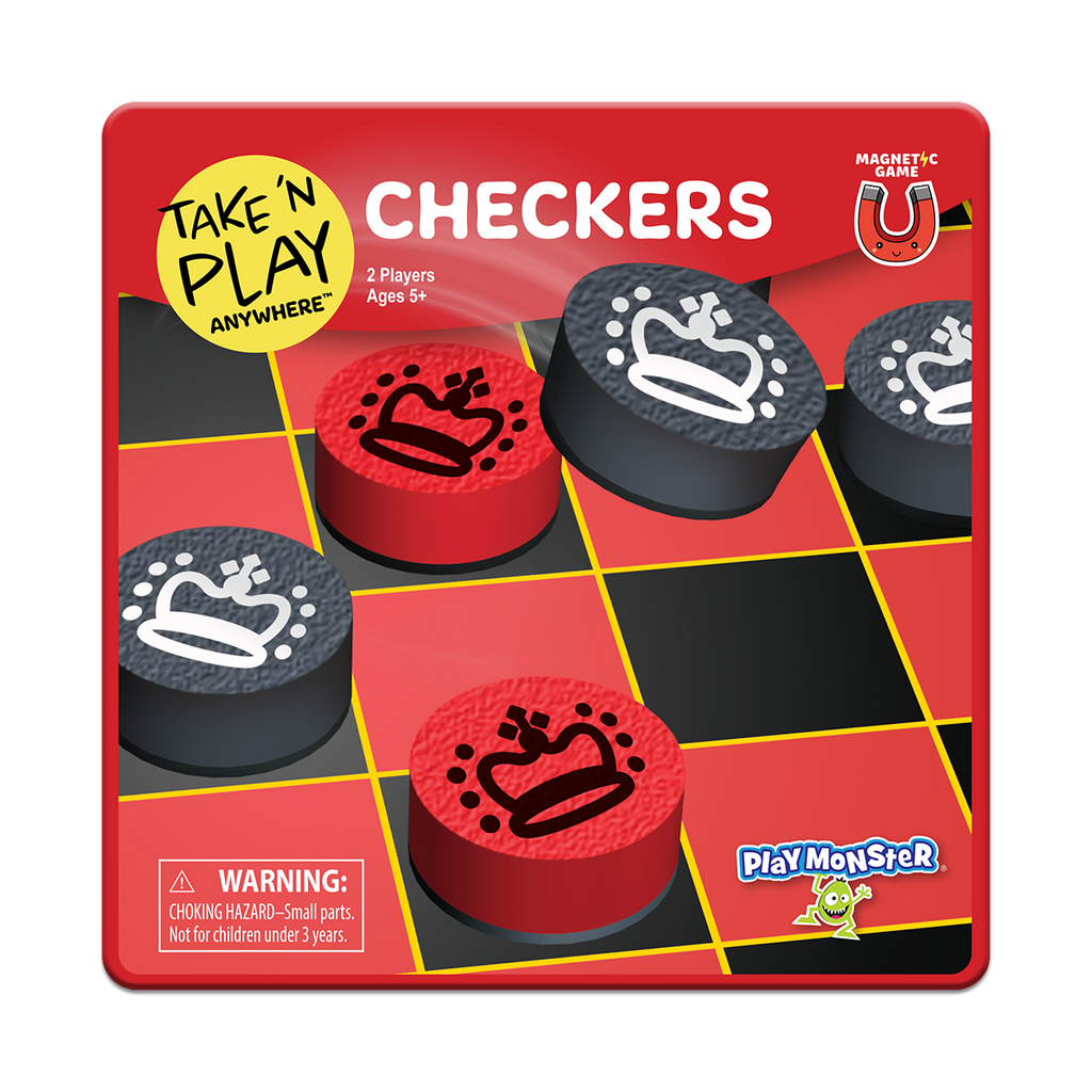 Juego portátil magnético Damas