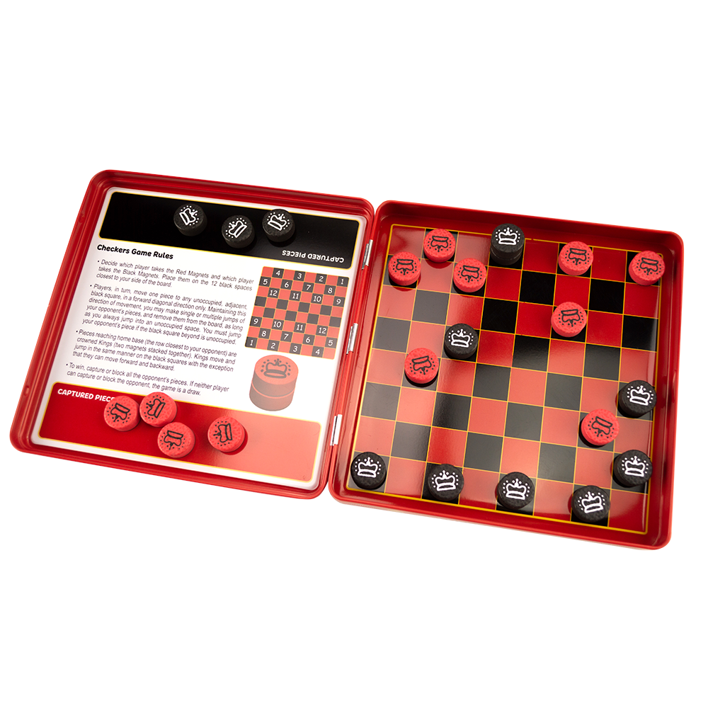 Juego portátil magnético Damas