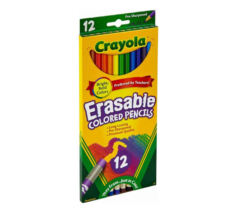 Lápices Crayola Borrables 12 unidades