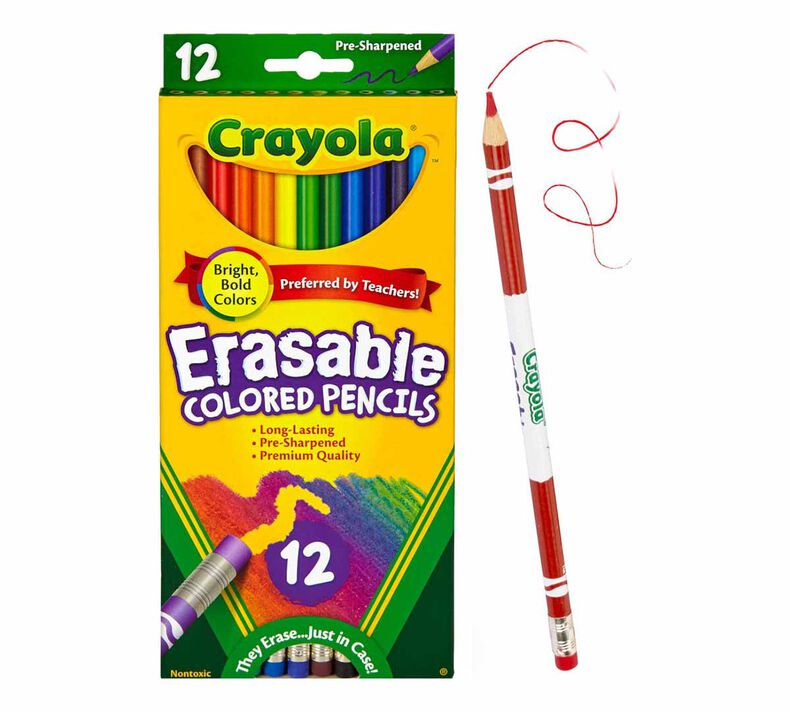 Lápices Crayola Borrables 12 unidades