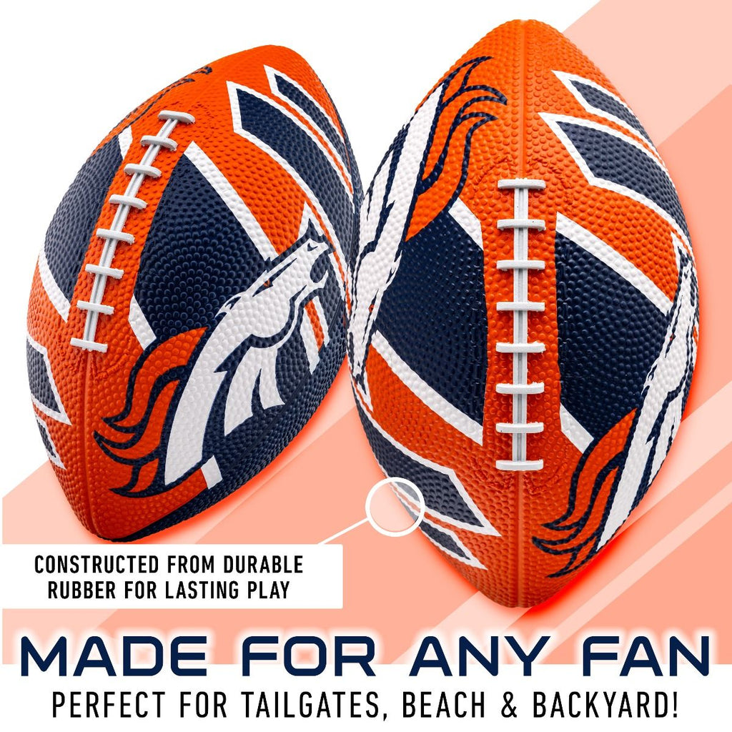 Balón Fútbol Americano Franklin Sports NFL Team Broncos 22 cm