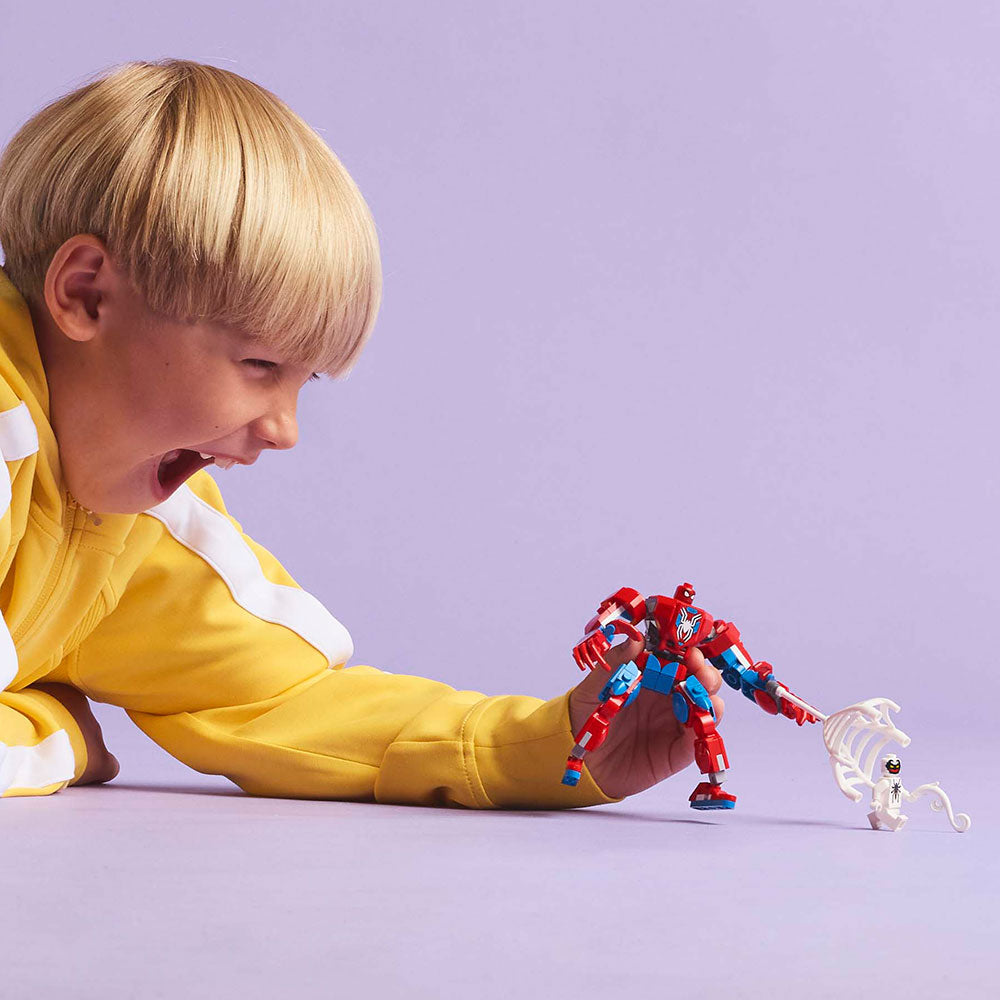 Armadura Robótica de Spider-Man vs. el Anti-Venom