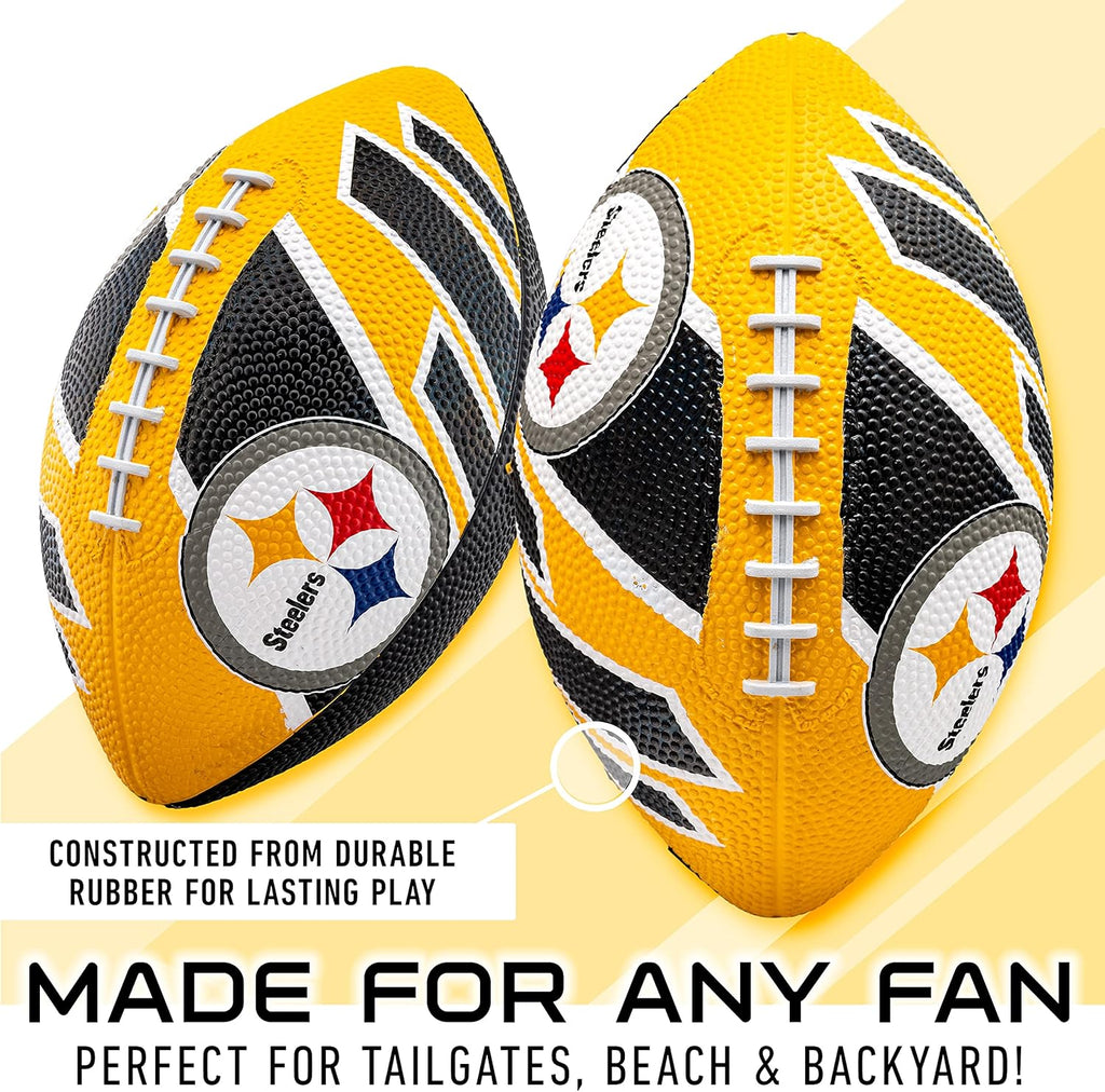 Balón Fútbol Americano Franklin Sports NFL Team Steelers 22 cm