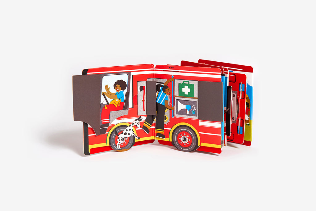 Libro Pop-Up 3D: What's up, Fire Truck?