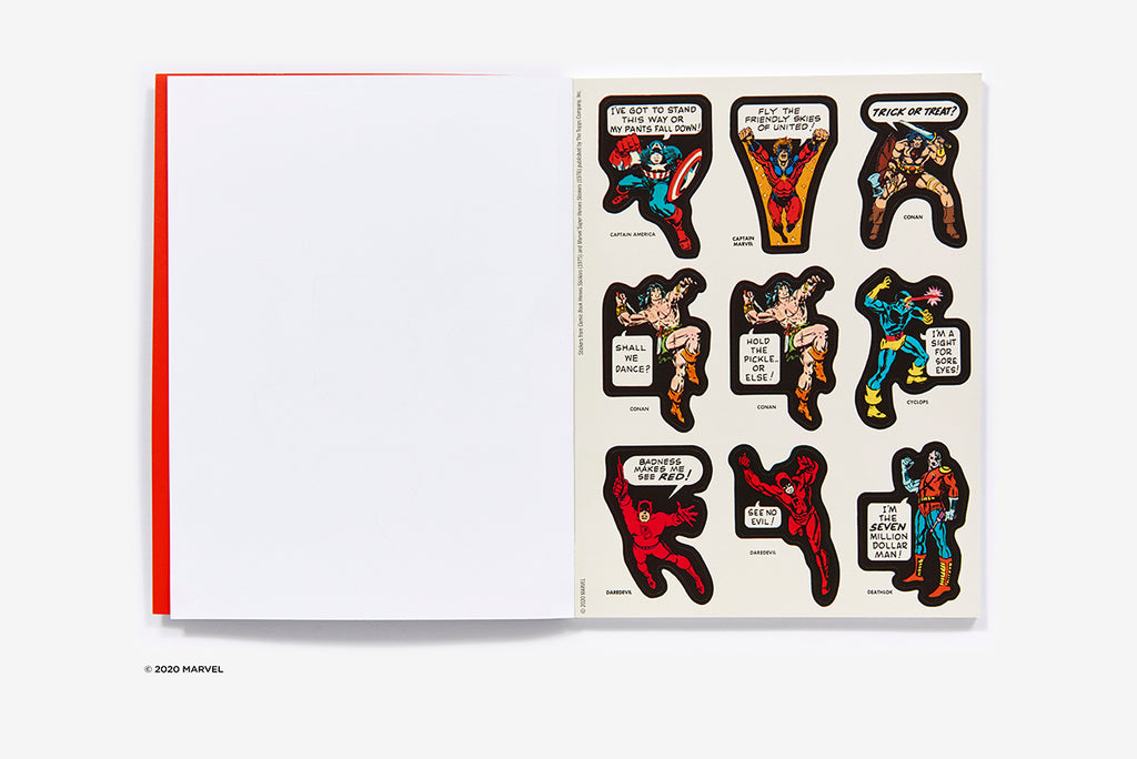 Libro de Stickers Clásicos: MARVEL