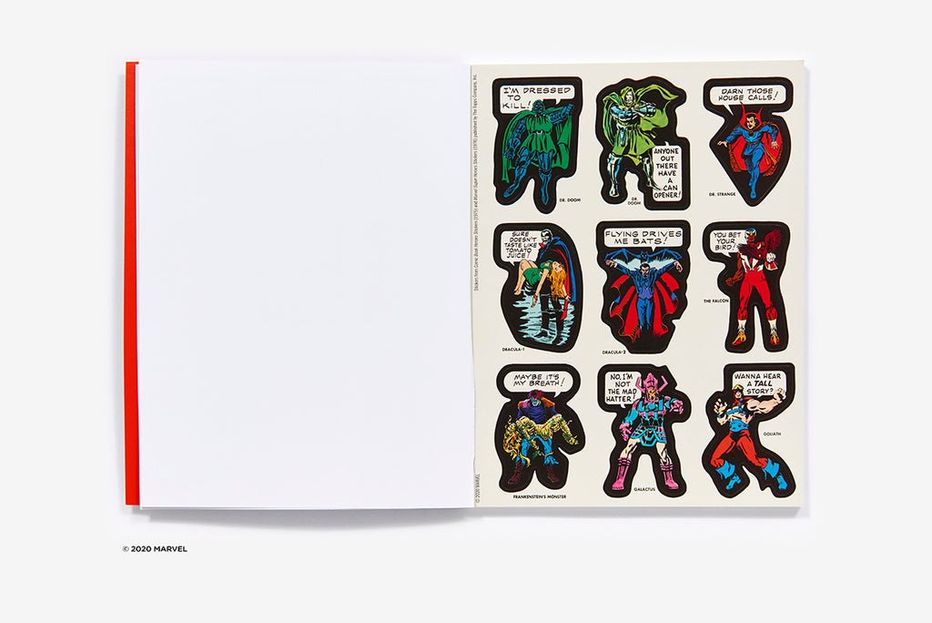 Libro de Stickers Clásicos: MARVEL