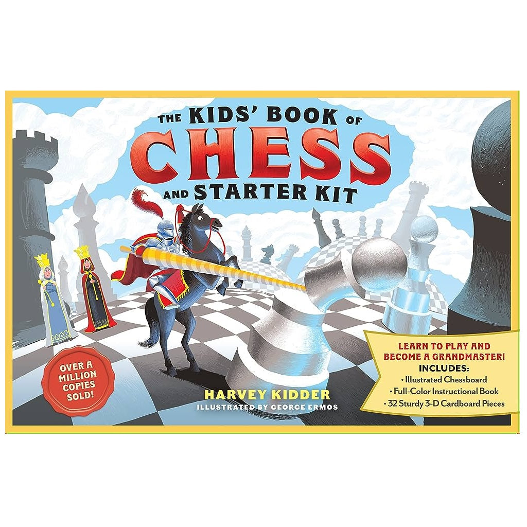 Kit libro y juego: The Kids’ Book of Chess and Starter Kit