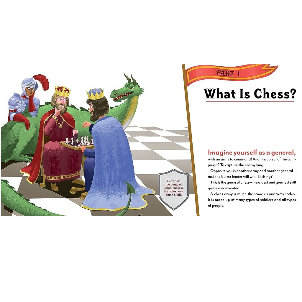 Kit libro y juego: The Kids’ Book of Chess and Starter Kit