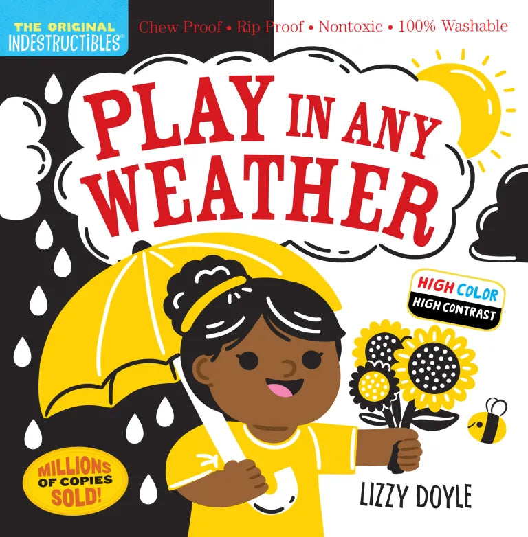 Libro Indesctructible: Play in any weather (Alto contraste de colores)