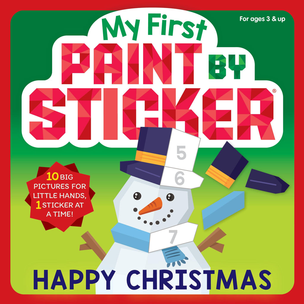 Mi Primer Paint by Sticker: Happy Christmas