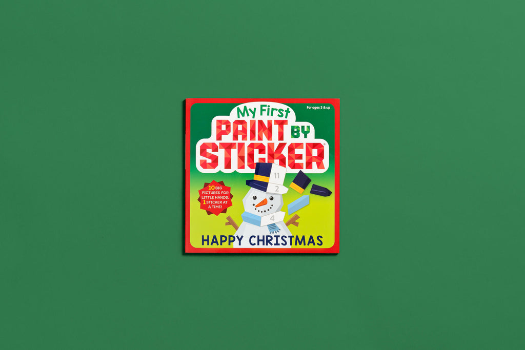 Mi Primer Paint by Sticker: Happy Christmas