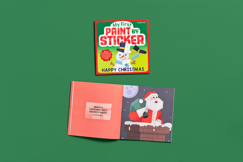 Mi Primer Paint by Sticker: Happy Christmas