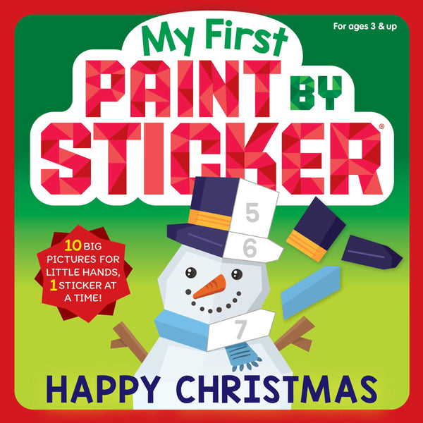 Mi Primer Paint by Sticker: Happy Christmas
