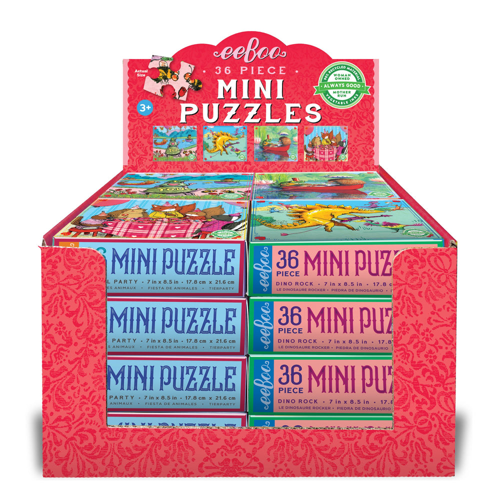 Mini Puzzle 36 piezas Fiesta de animales