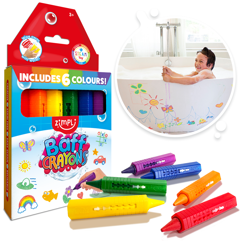 Baff Crayones 6 Pack