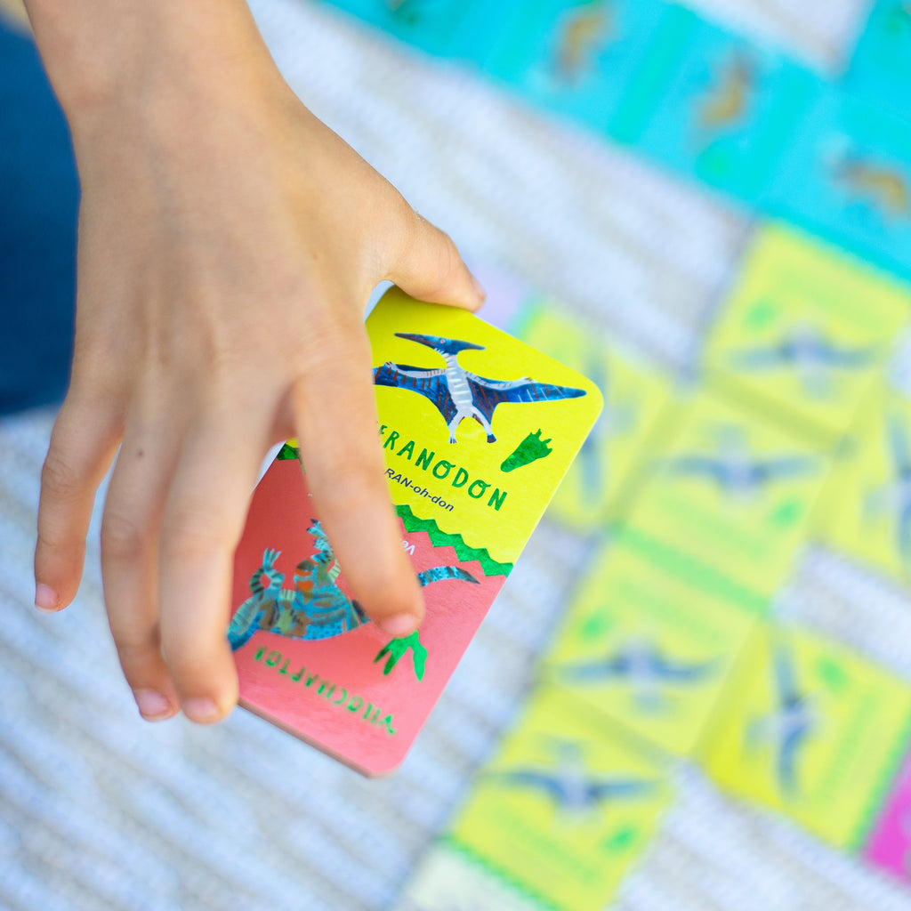 Dominó Brillante Gigante de Dinosaurios