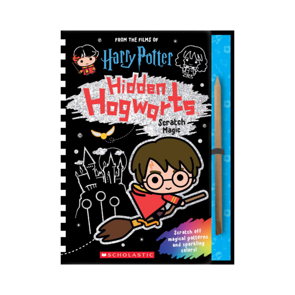 Harry Potter libro para raspar Scratch Magic: Hidden Hogwarts