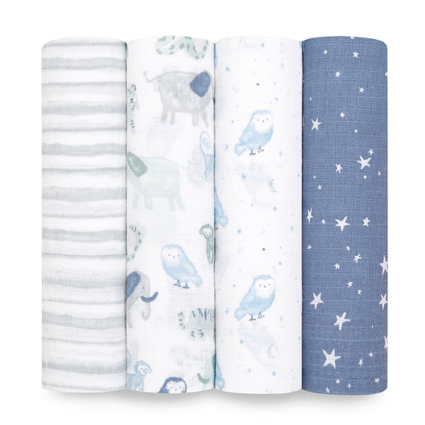Swaddle Muselina 4 pack Essentials - Time to dream