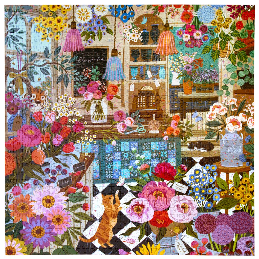 Puzzle 1000 piezas: English Flower Shop