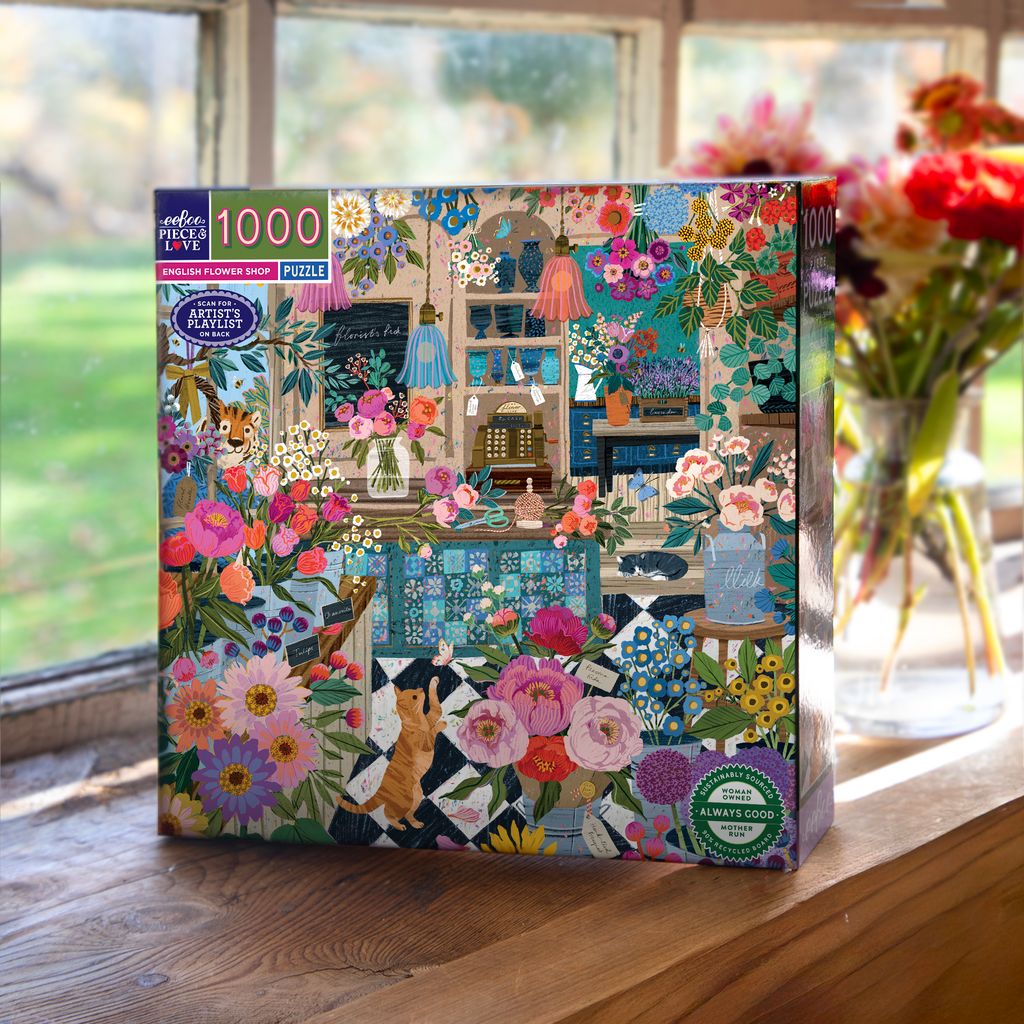 Puzzle 1000 piezas: English Flower Shop