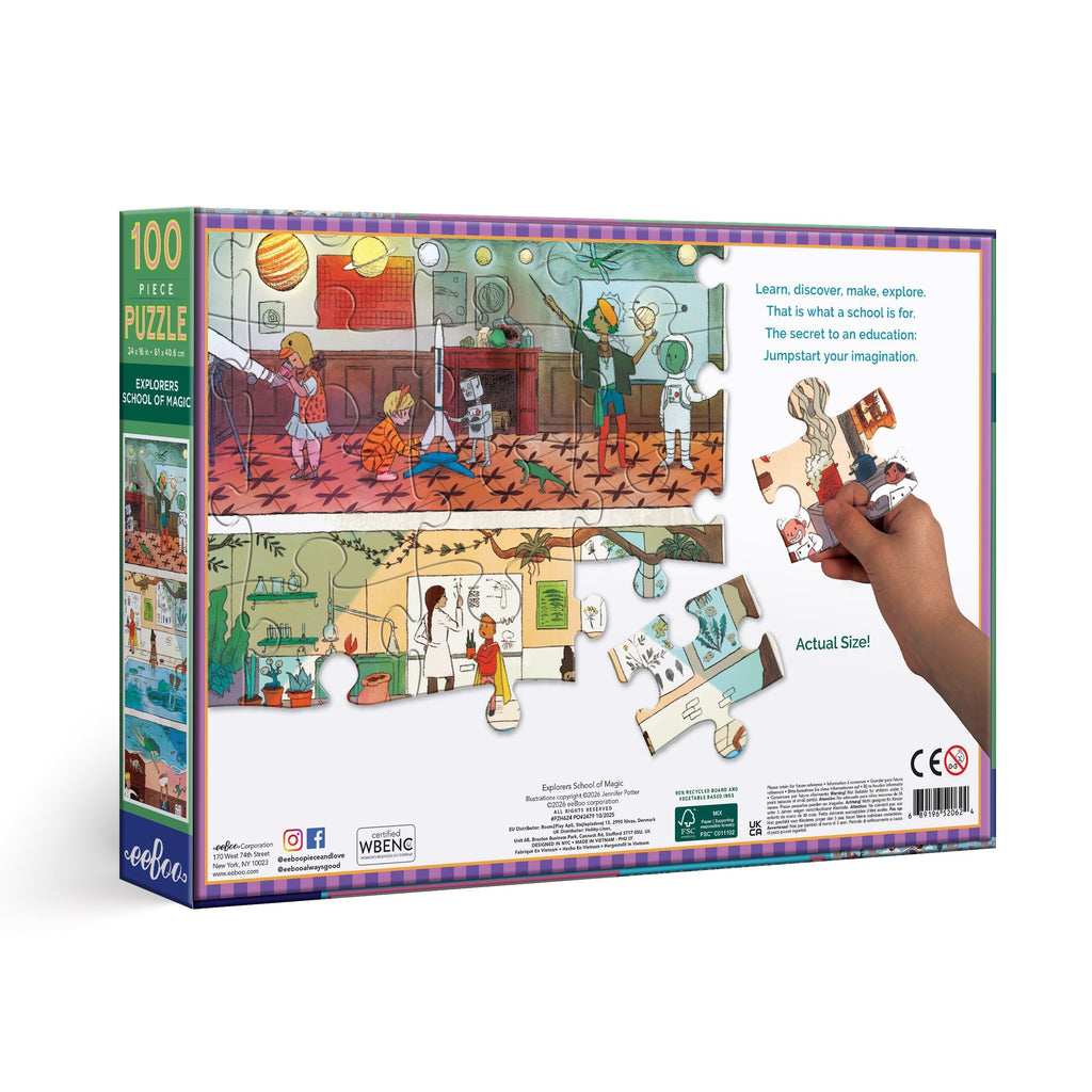 Puzzle 100 piezas Escuela de Magia de Exploradores