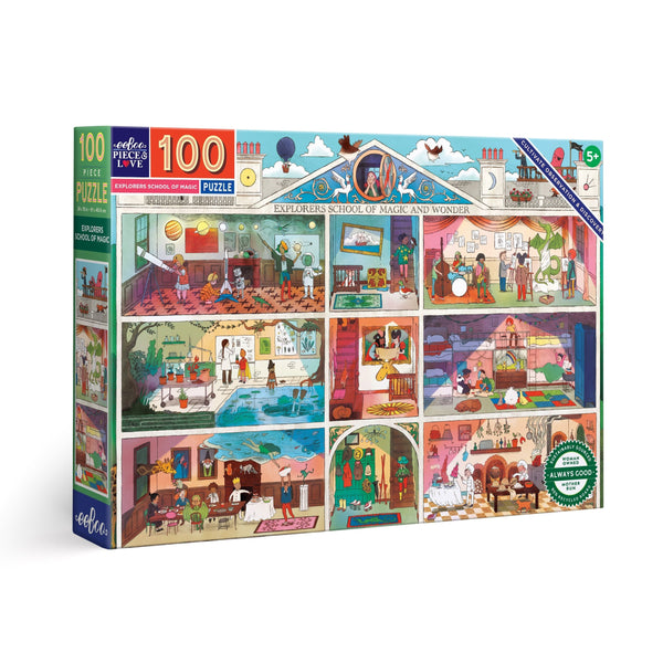 Puzzle 100 piezas Escuela de Magia de Exploradores