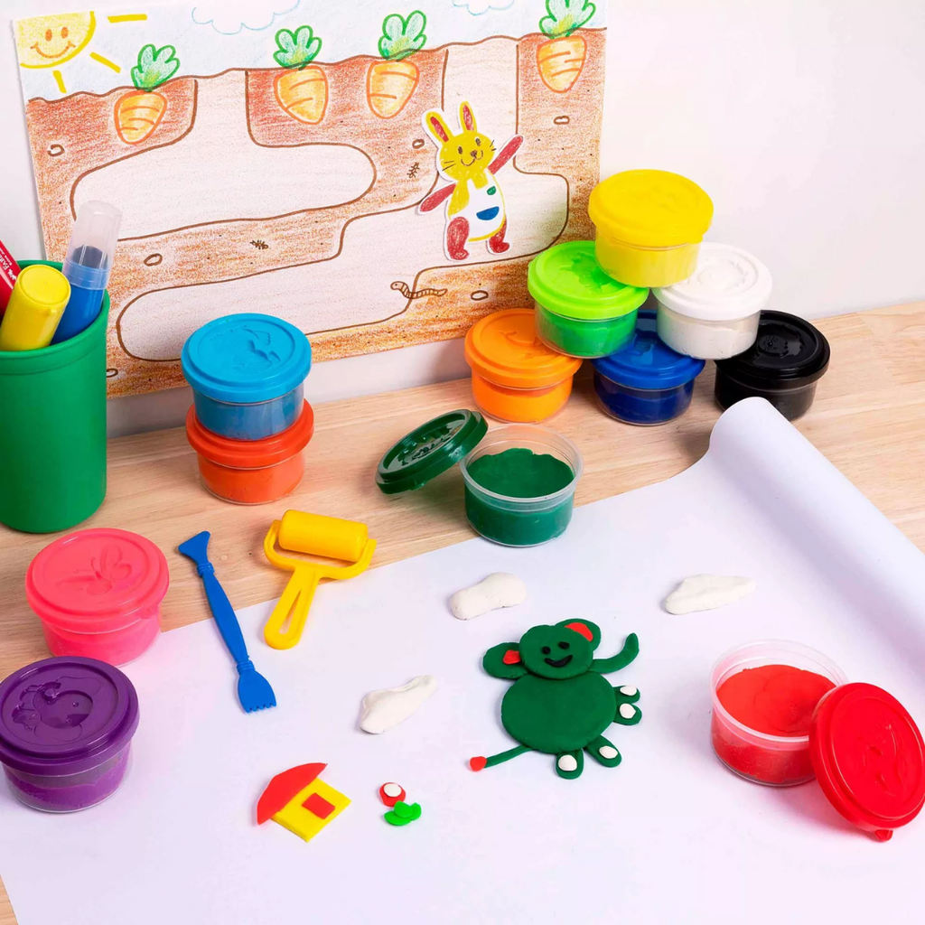 Plastilinas moldeables súper suaves estuche x12