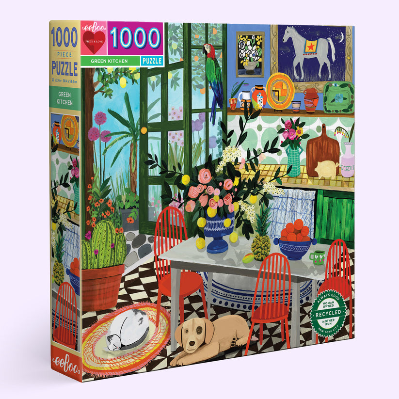Puzzle 1000 piezas: Green Kitchen