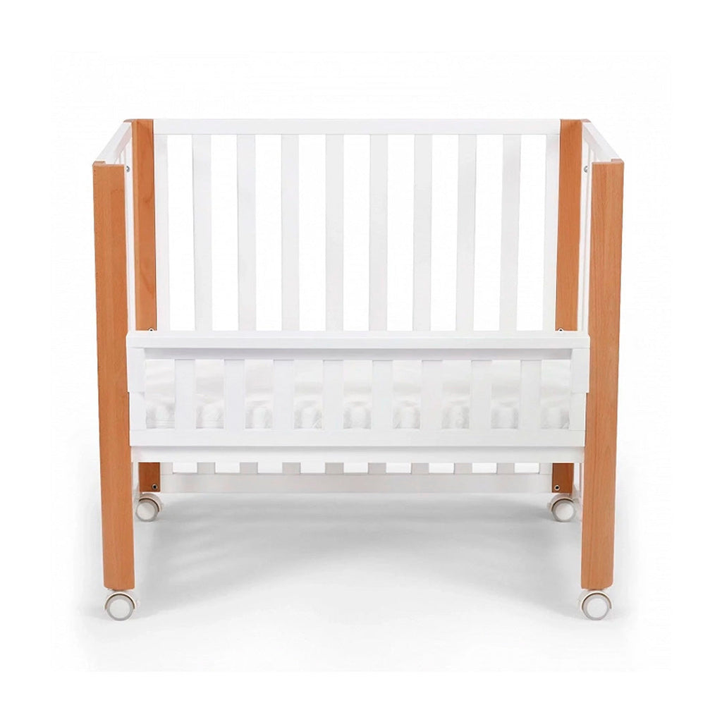 Cuna KOYA 4 en 1 cot madera + colchón blanco