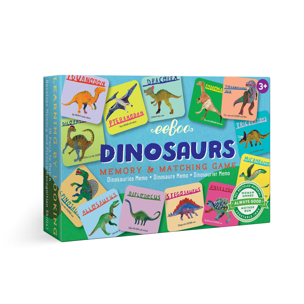 Juego pequeño memorice dinosaurios