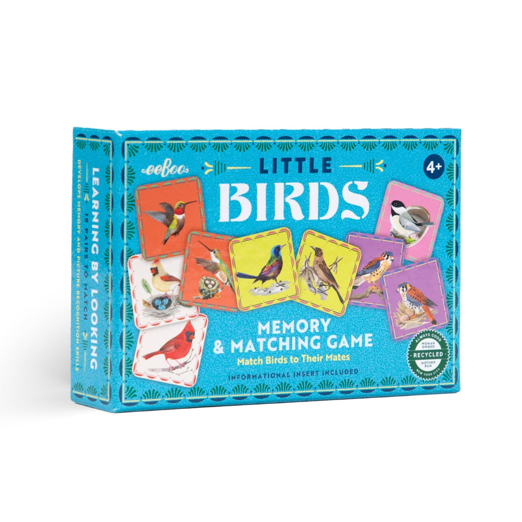 Juego pequeño memorice pájaros
